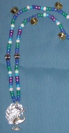 Peacock Feathers: Beads for Steeds - Rhythm Beads for horses