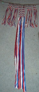 Patriotic Set Custom Set Rhythm Beads for horses